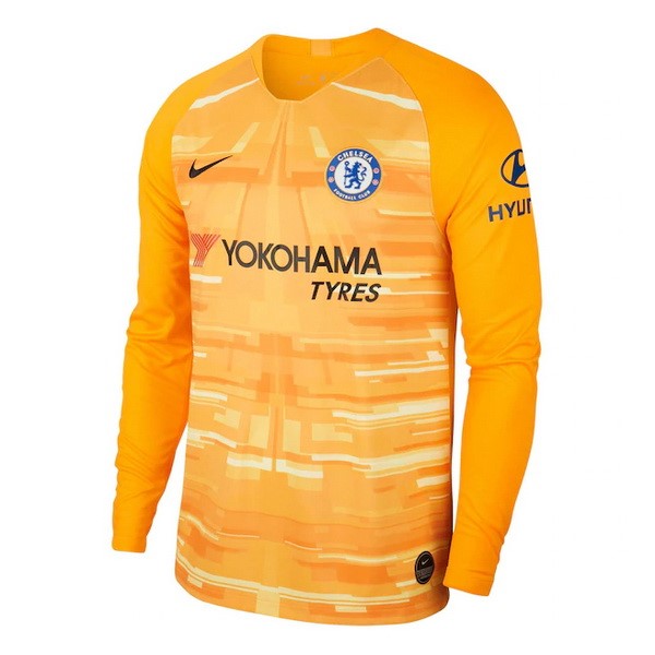 Camiseta Chelsea ML Portero 2019-2020 Amarillo